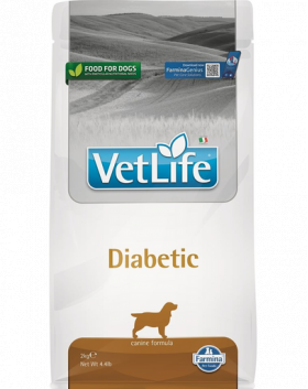 FARMINA Vet Life Dog Diabetic Hrana uscata pentru caini adulti 2 kg