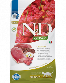 FARMINA N&amp;D Quinoa Cat Urinary Hrana pentru pisici cu afectiuni urinare, cu rata 1.5 kg