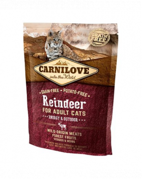 CARNILOVE Cat Energy&amp;Outdoor cu ren 400 gr