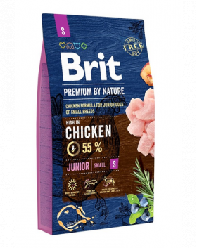 BRIT Premium By Nature Junior Small Hrana uscata pentru cainii junior si femele gestante 8 kg