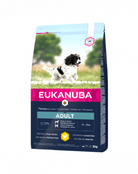 EUKANUBA Adult Medium Breeds Chicken 3 kg