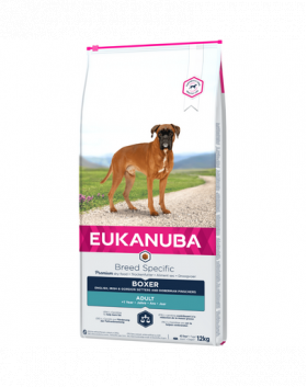 EUKANUBA Breeds Specific hrana uscata pentru cainii adulti rasa boxer 12 kg