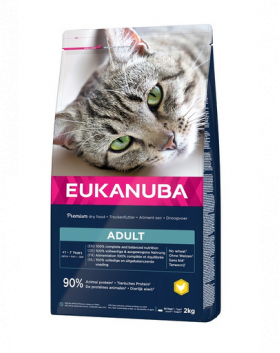 EUKANUBA Cat Adult All Breeds Top Condition Chicken &amp; Liver Hrana uscata pentru pisici adulte, cu pui si ficat 2 kg