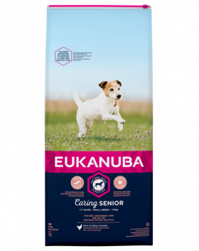 EUKANUBA Caring Senior Small Breed hrana uscata caini seniori talie mica, bogat in pui 15kg