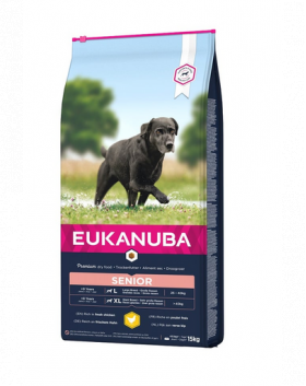 EUKANUBA Caring Senior Large Breed Hrana uscata caini seniori talie mare, bogat in pui 15kg