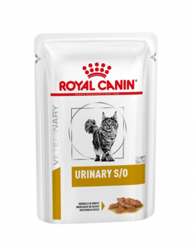 ROYAL CANIN Veterinary Diet Feline Urinary S/O 12 x 85 g hrana umeda dietetica pentru pisici adulte cu afectiuni ale tractului urinar inferior