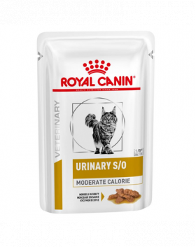 ROYAL CANIN Veterinary Diet Feline Urinary S/O Moderate Calorie 12 x 85 gr hrana umeda dietetica cu calorii reduse pentru pisicile cu afectiuni ale tractului urinar inferior