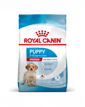 Royal Canin Medium Puppy hrana uscata pentru catei de talie medie, intre 2-12 luni 4 kg