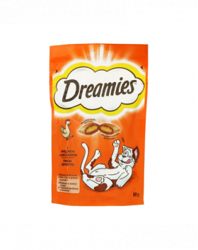 DREAMIES cu pui 6 x 60g recompensa pisici cu pui delicios