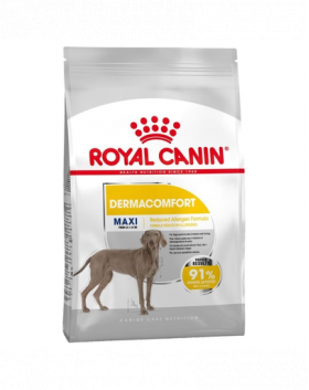 Royal Canin Maxi Dermacomfort hrana uscata caine pentru prevenirea iritatiilor pielii, 3 kg