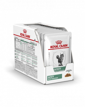 ROYAL CANIN Cat Satiety Feline 12 x 85 g hrana umeda dietetica pentru pisici adulte supraponderale/obeze