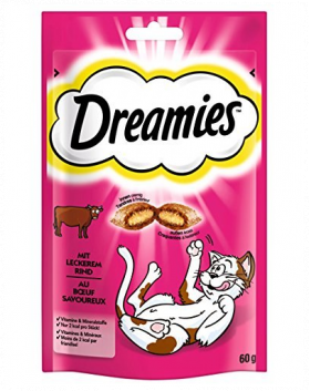 DREAMIES cu vită 60 g x6