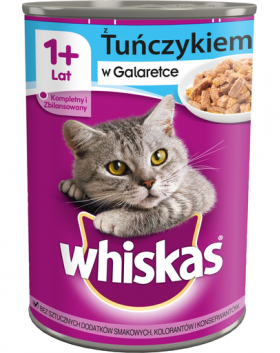 WHISKAS Ton in aspic, hrana umeda pisica 24 x 400 g