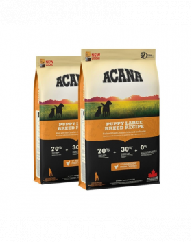 ACANA Puppy Large Breed hrana uscata caini juniori de talie mare 22,8 kg (2 x 11,4 kg)