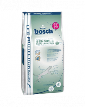 BOSCH Sensible Renal&amp;Reduction hrana uscata pentru caini cu afectiuni renale, hepatice sau urinare 11,5 kg