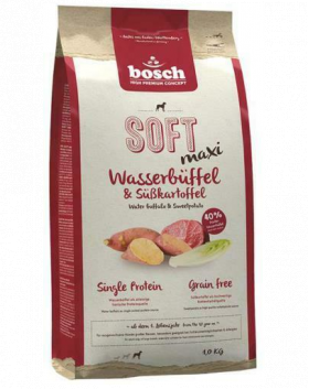 BOSCH Soft Maxi Hrana uscata caini, Carne de bivol si cartofi dulci 1 kg