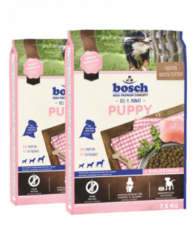 BOSCH Puppy Hrana uscata pentru cainii junior 15 kg (2 x 7.5 kg)