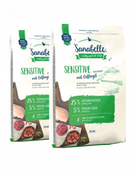 SANABELLE Sensitive Hrana uscata cu pasare pentru pisici adulte 20 kg (2 x 10 kg)