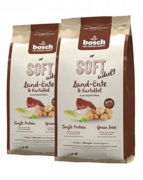 BOSCH Soft Hrana uscata cu rata &amp; cartofi pentru caini 25 kg (2 x 12,5 kg)