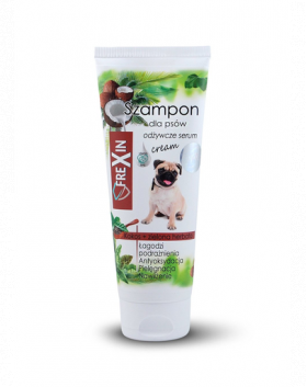 FREXIN Sampon pentru cainii cu pielea sensibila, cu ceai verde si ulei de cocos, 220 g