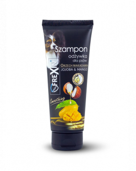 FREXIN Sampon pentru caini 2in1 cu balsam, jojoba si mango 220 g