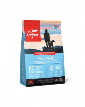 ORIJEN 6 Fish Dog 2 kg Hrana uscata caini, cu peste