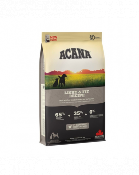 ACANA Light &amp; Fit Dog hrana uscata caini adulti supraponderali 11.4 kg