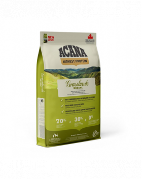 ACANA Grasslands Dog hrana uscata caini adulti, cu miel si rata 6 kg