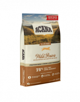 ACANA Wild Prairie Cat hrana uscata pentru pisici de toate varstele, cu pui curcan si peste 4,5 kg