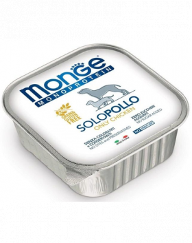 MONGE Dog Monoprotein hrană umedă pentru câini, cu pui 150 g