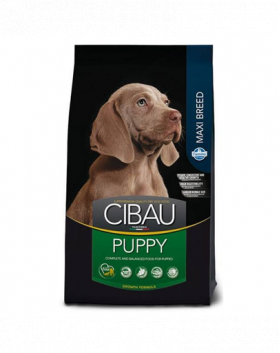 CIBAU Maxi Puppy Hrana uscata pentru catei de rasa mare 12 + 2 kg GRATIS