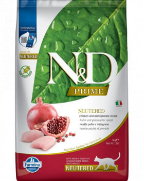 Farmina N&amp;D Chicken&amp;Pomegranate Neutered Hrana pentru pisici adulte sterilizate, cu pui si rodie 5 kg