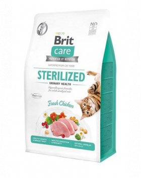 BRIT Care Cat Grain-Free Sterilized Urinary hrana uscata pisici sterilizate 2 kg