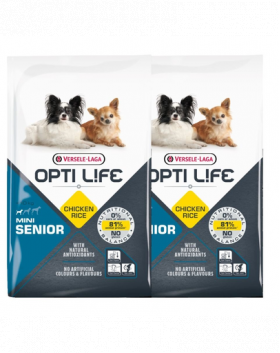 VERSELE-LAGA Opti Life Senior Mini hrana uscata pentru caini seniori de talie mica 15 kg (2 x 7,5 kg)