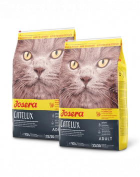 JOSERA Cat Catelux hrana uscata pisici adulte pretentioase, cu pui si rata 20 kg (2 x 10 kg)