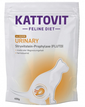 KATTOVIT Feline Diet Urinary Chicken hrana uscata dietetica pentru pisici cu afectiuni urinare, cu pui 400 g