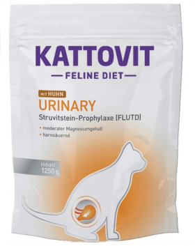 KATTOVIT Feline Diet Urinary Chicken hrana uscata dietetica pentru pisici cu afectiuni urinare, cu pui 1,25 kg