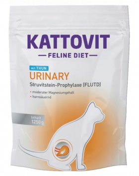 KATTOVIT Feline Diet Urinary Tuna hrana uscata dietetica pentru pisici cu afectiuni urinare, cu ton 1,25 kg