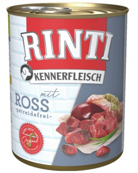 RINTI Kennerfleisch Horse hrana umeda caini adulti, carne de cal 400 gr