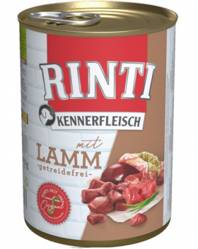 RINTI Kennerfleisch Hrana umeda pentru caini, cu miel 800 gr