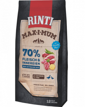 RINTI MAX-I-MUM Duck hrana uscata pentru caini adulti, cu rata 12 kg