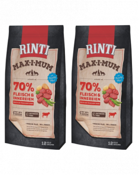 RINTI MAX-I-MUM Beef hrana uscata caini adulti, cu vita 2 x 12 kg