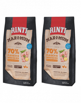 RINTI MAX-I-MUM Chicken hrana uscata caini adulti, cu pui 2 x 12 kg