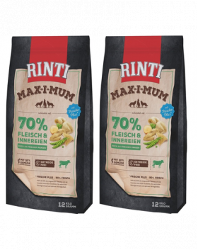 RINTI MAX-I-MUM Rumen hrana uscata caini adulti 2 x 12 kg