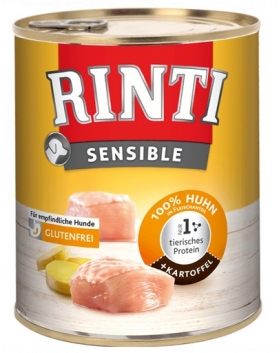 RINTI Sensible hrana umeda pentru caini adulti cu alergii alimentare 800 gr