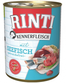 RINTI Kennerfleisch Hrana umeda penru caini, cu peste marin 800 gr