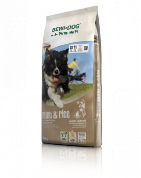 BEWI DOG Lamb &amp; Rice Hrana uscata pentru caini adulti, cu miel si orez 12,5 kg