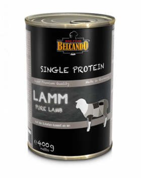 BELCANDO Single Protein hrana umeda pentru caini, cu miel, 400 g