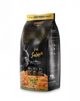 LEONARDO Fresh Salmon &amp; Poultry Hrana uscata pentru pisici adulte, cu somon si pasare 250 gr