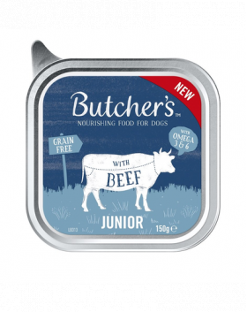 BUTCHER'S Original Junior hrana caini juniori, pate de vita 150g